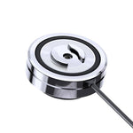 SP Connect Charging Anti Vibration Module SPC+ i silverdesign med kabel, perfekt för säker montering och 360° justerbarhet.