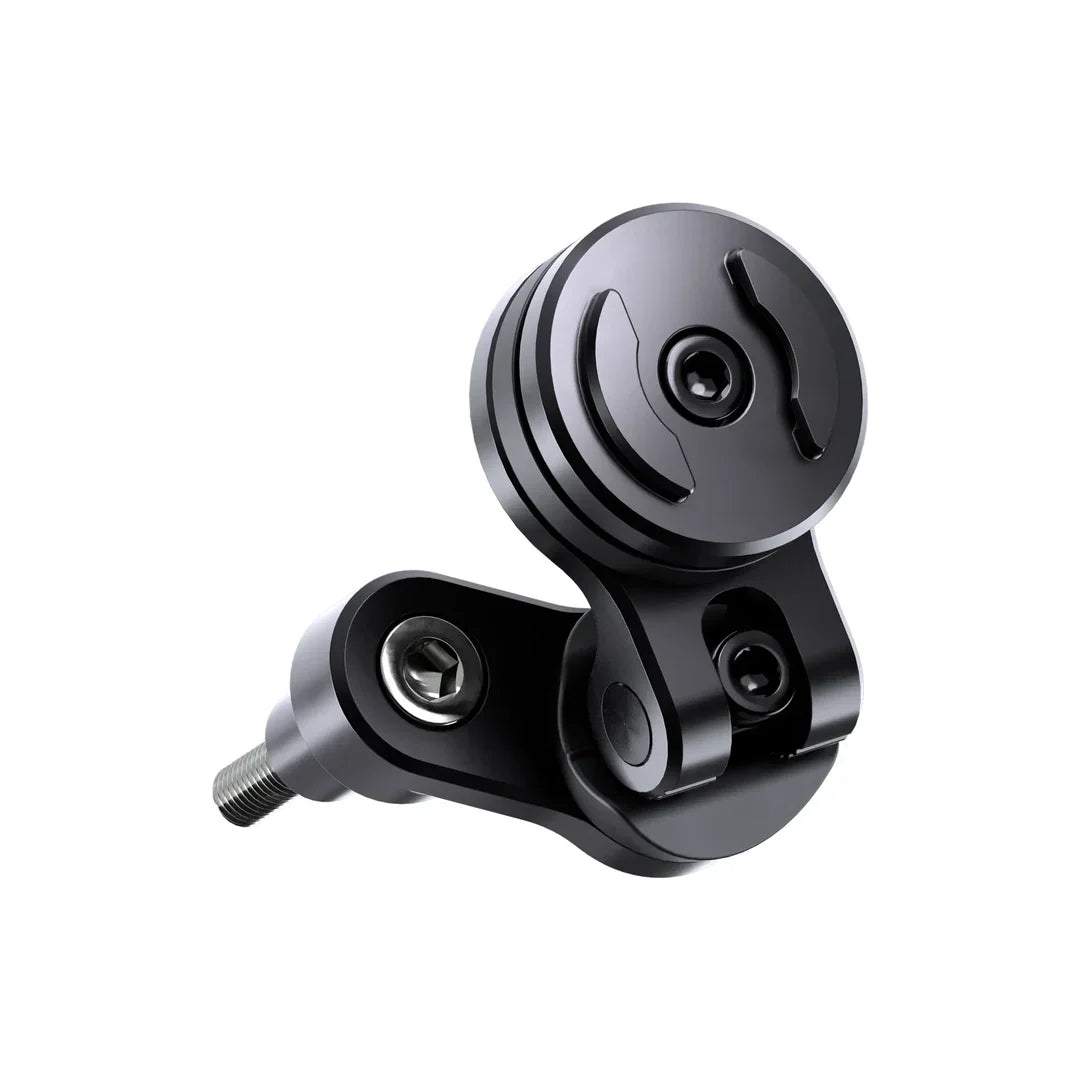 SP Connect Clutch Mount Pro i svart, robust design för säker montering av mobiltelefon på motorcykel. Perfekt för handsfree-användning.